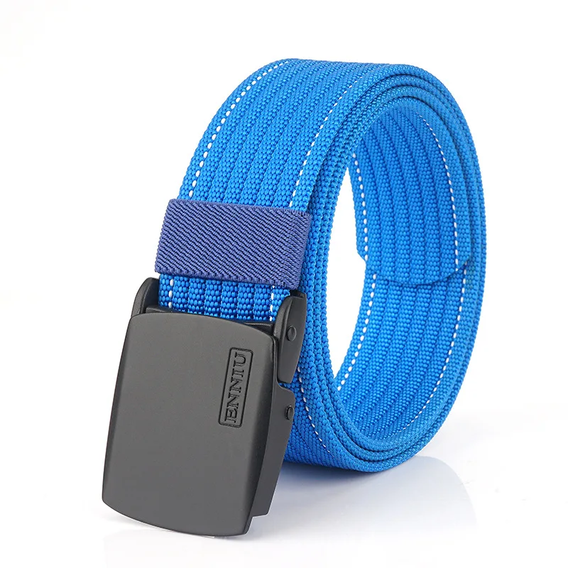 Men's Tactical Belt - Heavy-Duty Nylon Canvas with Metal Buckle, Perfect for Outdoor Sports and Training
