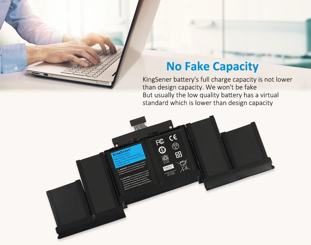 Kingsener A1618 Para Apple MacBook Pro 15 A1398