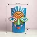 Blue Flower Pot- B