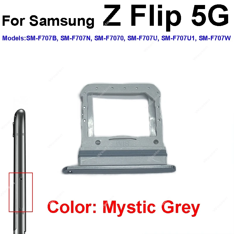 Enhanced Sim Card Tray Reader Holder Slot for Samsung Galaxy Z Flip Series