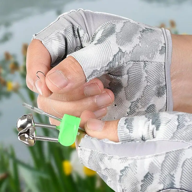 Half Finger Mittens Lightweight Fingerless Fishing Gloves Fisherman Tools Outdoor Travel Gear For Camping Angling Trip