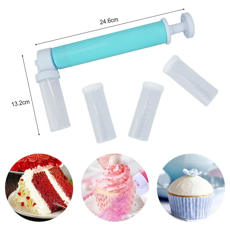 Cake Coloring Duster Manual Cake Airbrush Pump Cake Decorating Tool Baking  Tool Gift For Dessert Lover Kitchen Accessories - Cake Tools - AliExpress