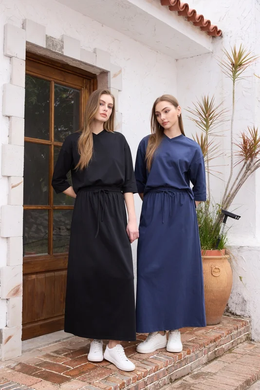 AS SS26 oversize loose T-shirt dress + V neck T-shirt +