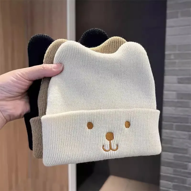 Baby Hats Newborn Beanie Winter Warm Thicker Cotton Soft Elastic For Girls Boys Infant Bonnet Accessories