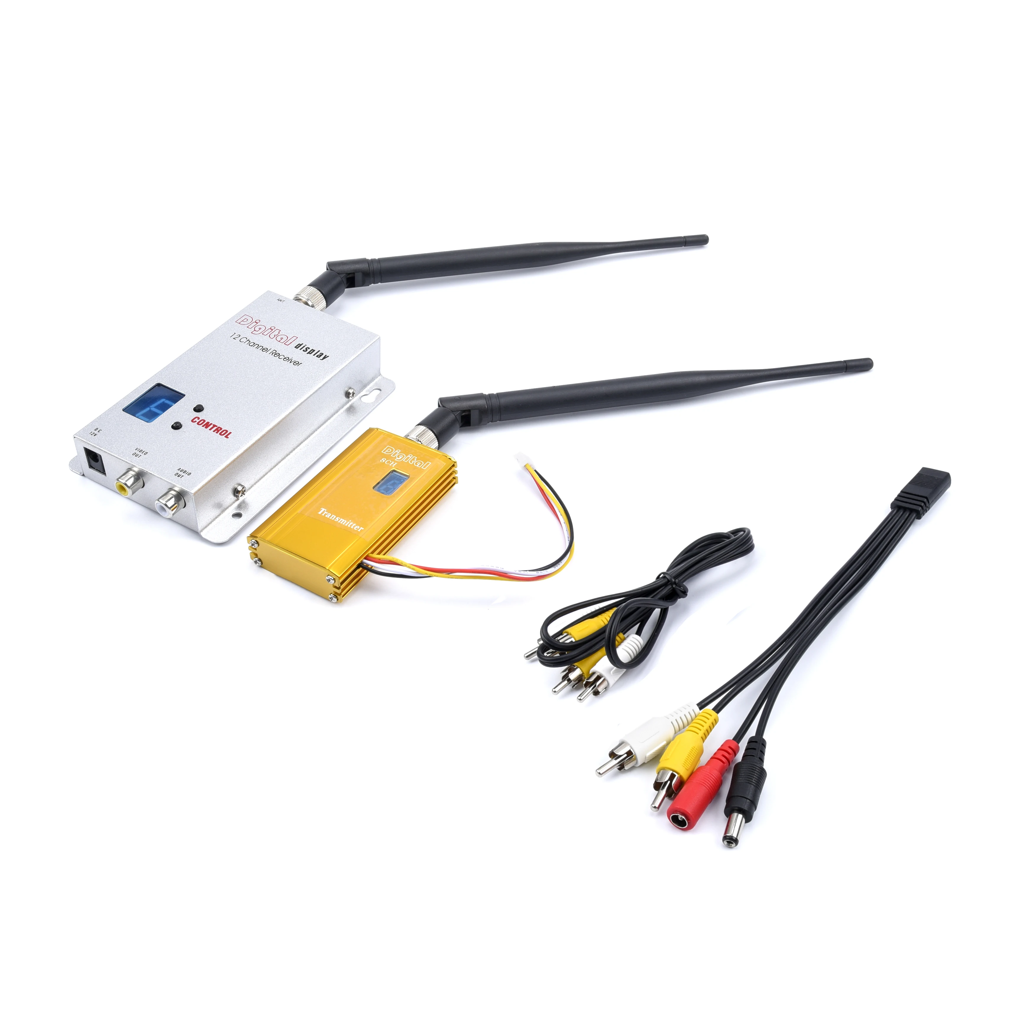 Kit FPV 1.2GHz 8CH 1500mW émetteur récepteur audio vidéo sans fil pour drone RC