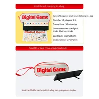Standard Israeli Mahjong, Digital Mahjong, Classic Rummy, Casual Partys Multiplayer Table Game Props,A 2