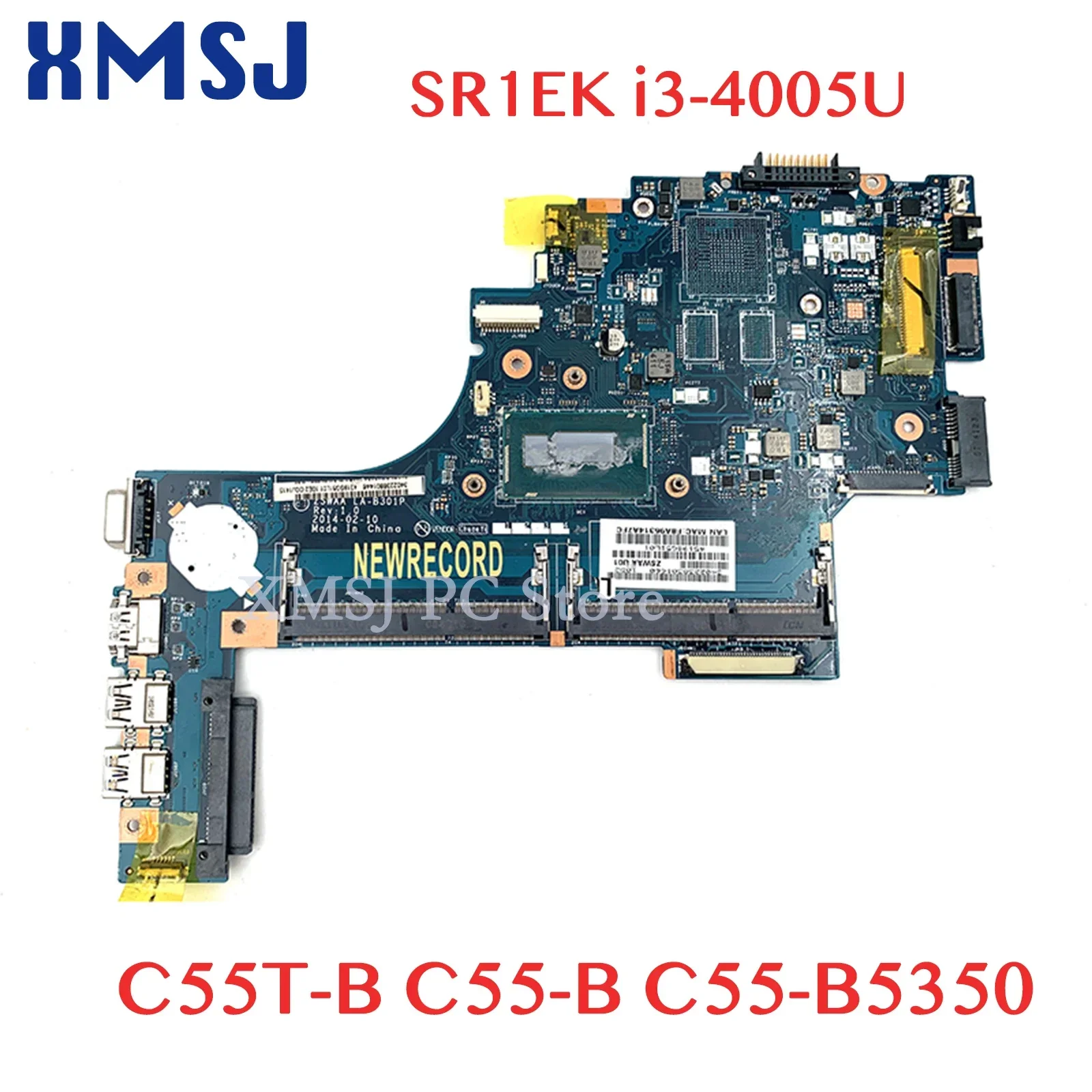 

Материнская плата XMSJ для ноутбука Toshiba Φ, модель SR1EK, Встроенная Материнская плата для ноутбука K000889110