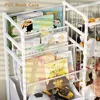 Kids Bookshelf and Stuffed Animal Storage - Multi-Function Nursery Book Shelves with Leather Toy Box and Display, Toy Organizer 6