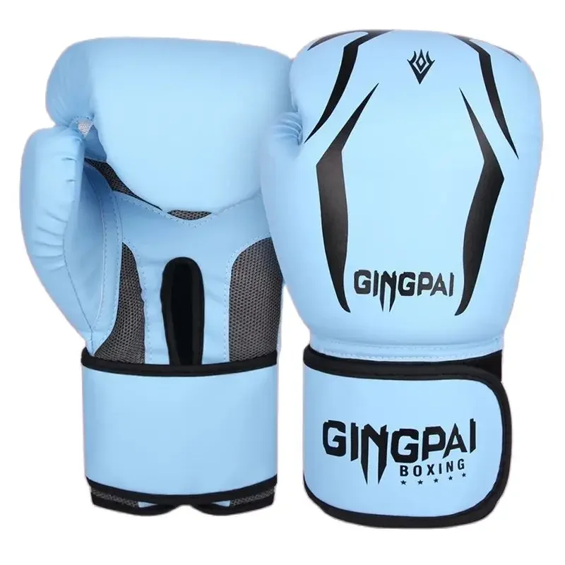

Боксерские перчатки 6 8 10 12 унций, из искусственной кожи Muay Thai Guantes De Boxeo, Sanda Free Fight, MMA, кикбоксинг, тренировочные перчатки для мужчин и женщин