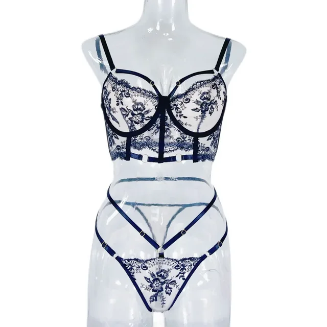 Embroidery Lingerie Set 5