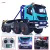 1/14 RC Crawler Rock Car 8x8 Climbing Vehicle Remoted Flatbed Truck Painted Assembled Model Lights Sounds Toys for Boys TH23197 2