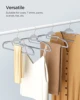SONGMICSHOME 30 Pack Heavy-Duty Plastic Coat Hangers S-Shaped Opening 360° Swivel Hook Space-Saving Suit Hangers 6
