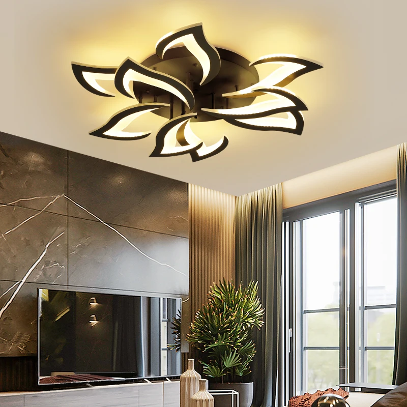Acrylic LED Chandelier For Kitchen Bedroom Living Room Dining Room Gallery Restaurant Hall Office Indoor Home Lights