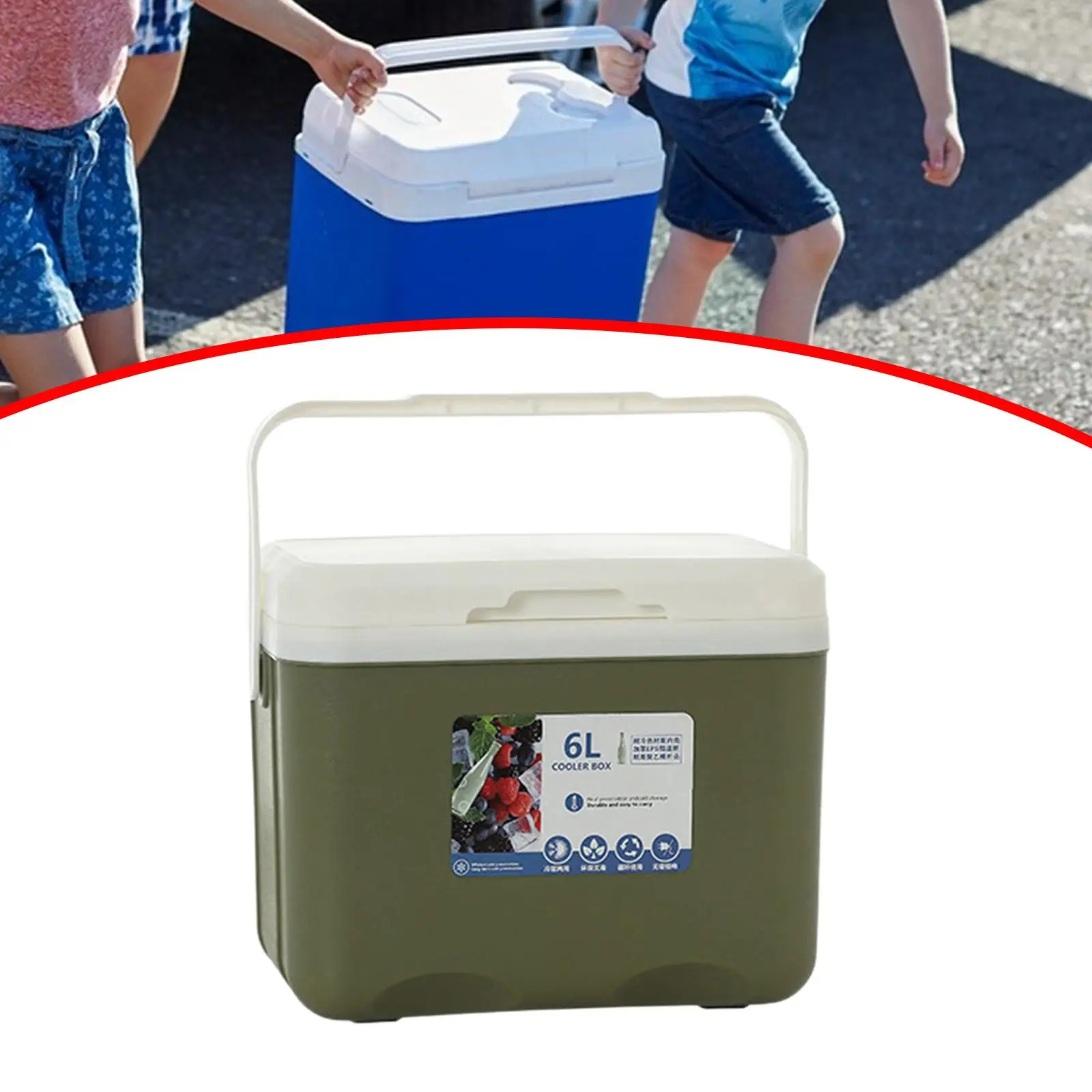 Cooler Box Cold Storage Portable Ice Chest Small for Commercial Boat Camping