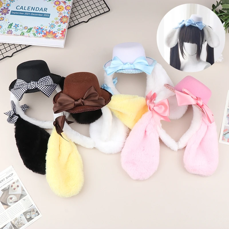 

Креативная повязка для волос Sanrio Cinnamoroll, мультяшная анимация, моя мелодия, помпомпурин, милая котелок, шляпа, Лолита, аксессуары для волос, головной убор