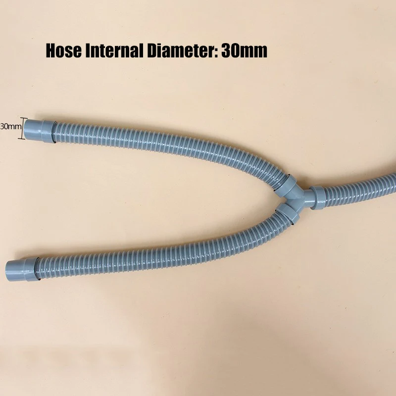 Hose Barb Fitting Caravan Motorhome Waste Water Outlet Y Hose Connector Pipe Kitchen Sink Tee Silicone Pipe Bathroom Accessories
