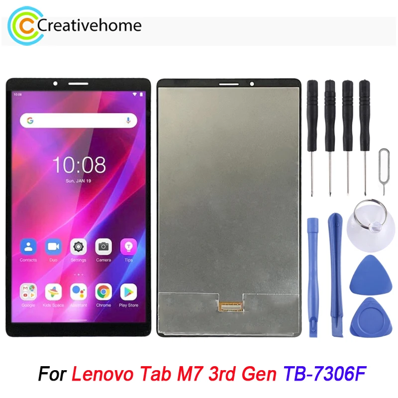 

High Quality LCD Screen For Lenovo Tab M7 3rd Gen TB-7306F 7 inch Tablet LCD Display with Digitizer Full Assembly Replacement