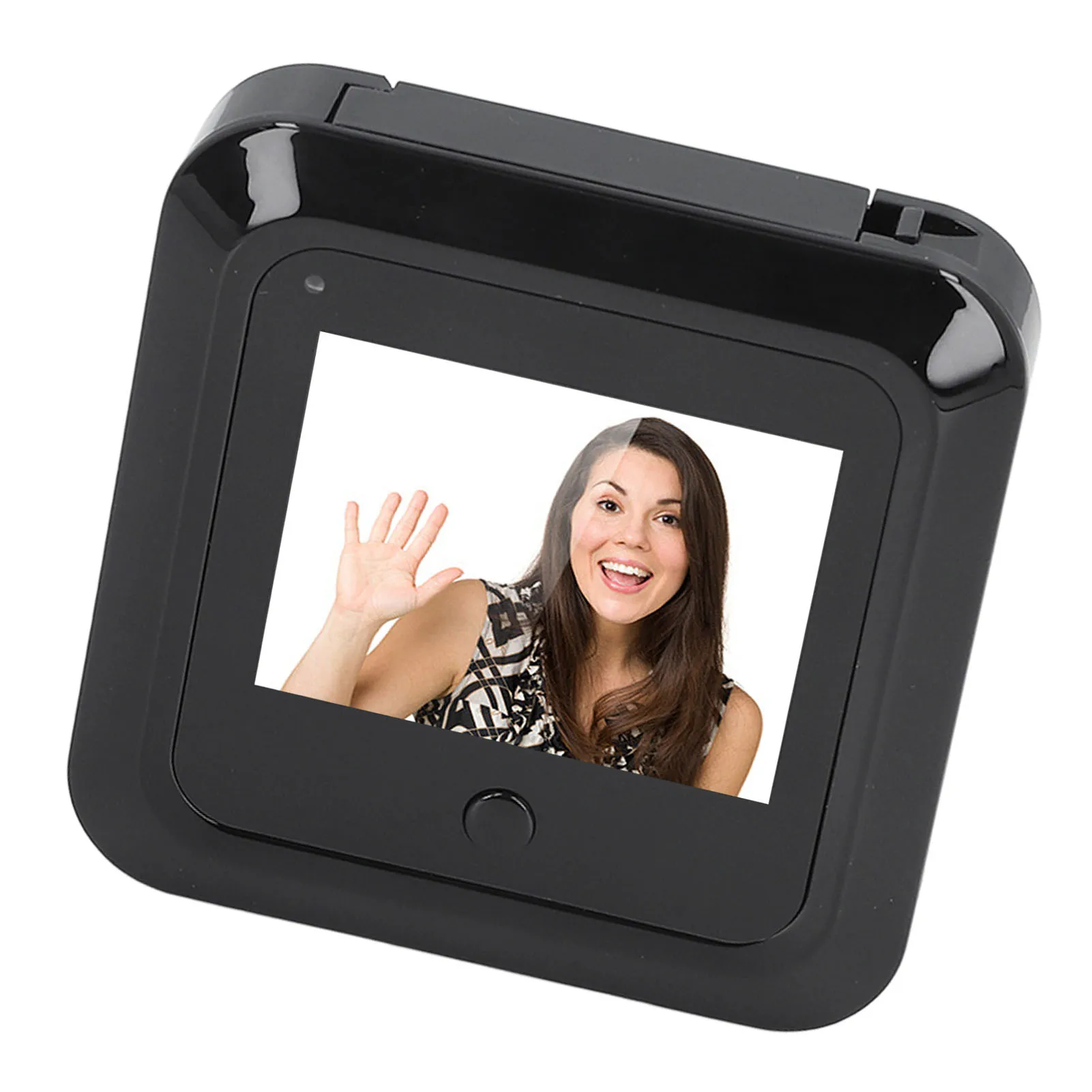 Door Eye Hole Camera Digital Door Viewer 0.3MP 120 Degree Zinc Alloy Peephole Camera and 2.4 Inch HD Screen Monitor for Home