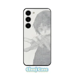 Clmj Vintage Anime Boy Phone Case - Stylish and Durable Design - Galaxy A14 (Black)