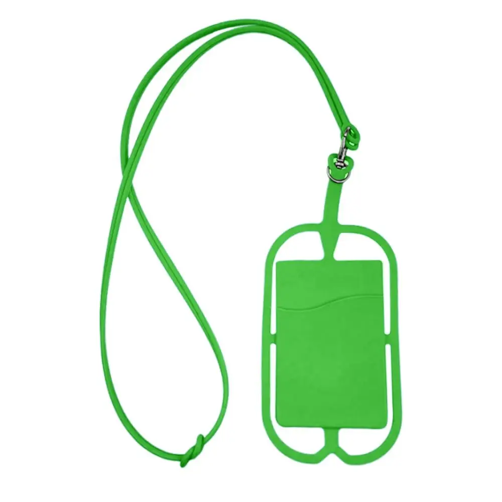 Universal Silicone Phone Lanyard Necklace with Holder and Strap