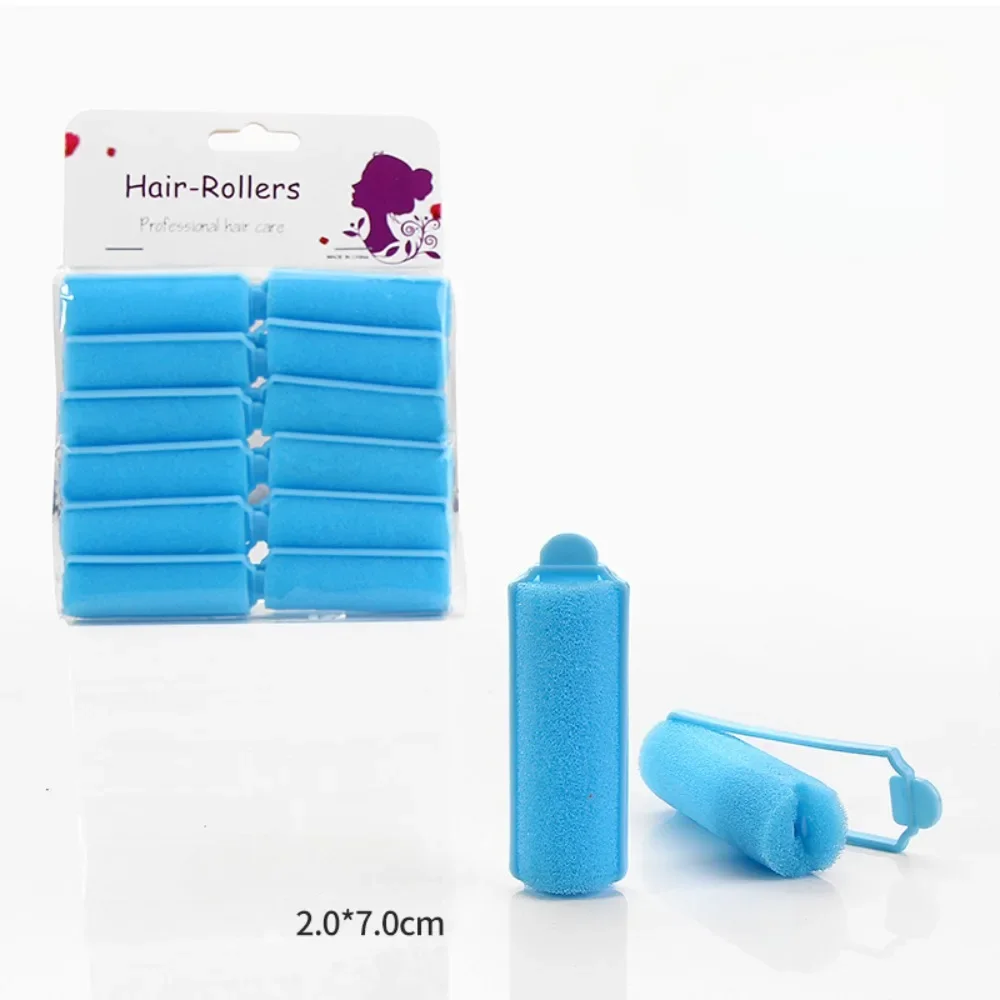 Soft Sponge Foam Cushion Hair Rollers Curlers 12pcs Hair Salon Barber Curls Hairdressing Kit DIY Home Styling hair styling tool hair curling tools