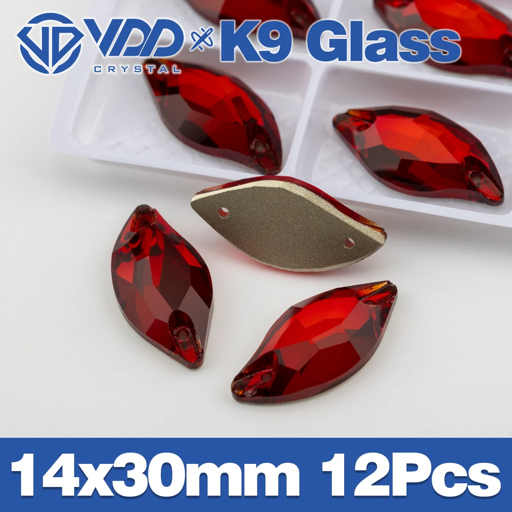 VDD S110 Granat Fase Top Qualität K9 Glas Nähen Auf Strass Kristall Nähen Flatback Steine Für Kleidung Kleidungsstück Dekorationen – Detail 16