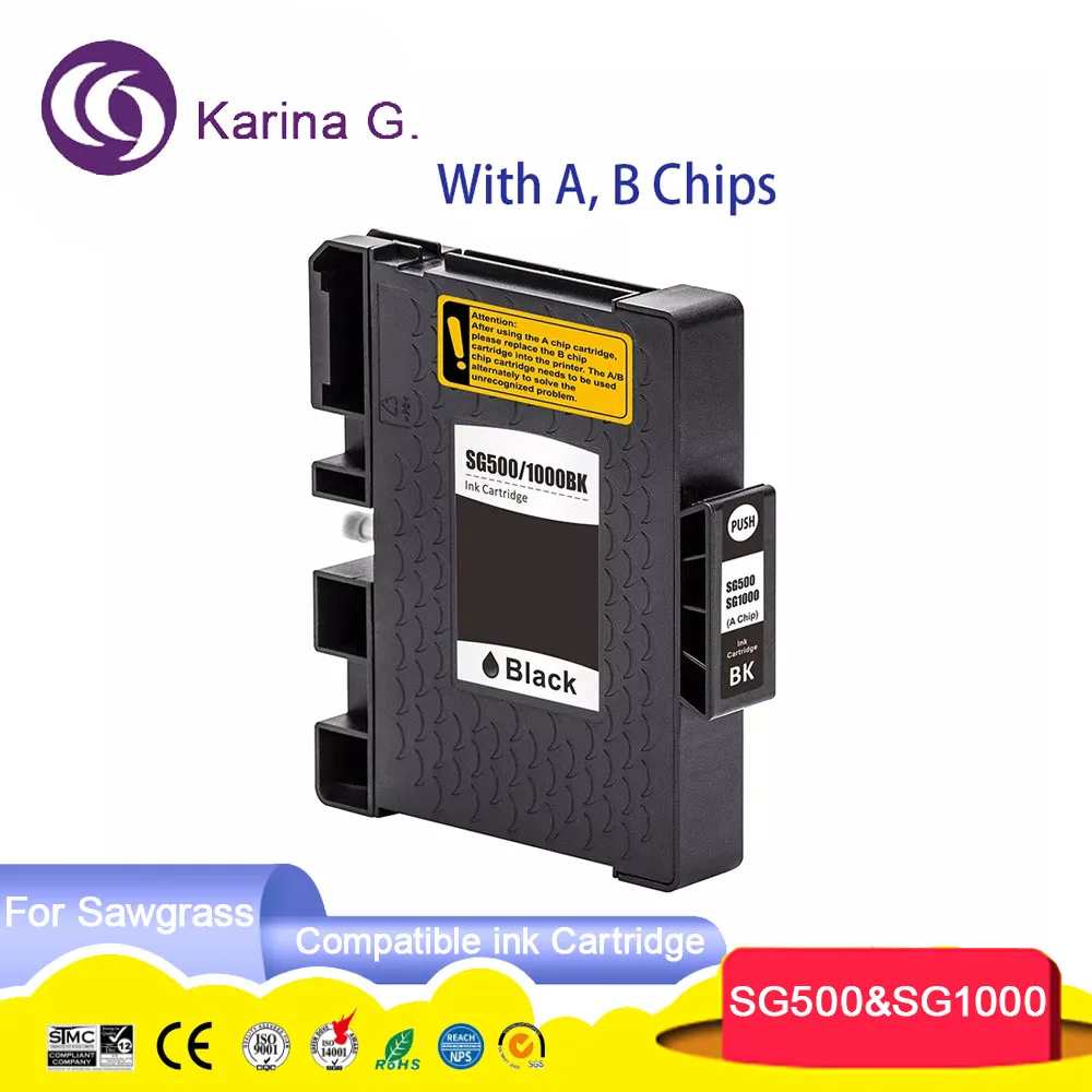 SG500 SG1000 SG 500 SG 1000 Premium Color Compatible Sublimation Inkjet Ink Cart
