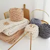 3PCS 300g Chenille Knitting Yarn Soft Ice Strip Line Cotton Yarn DIY Wool Yarn for Handmade Knitting Blanket Scarf Thick Thread 2