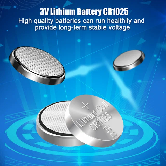 200/500pc 3V CR 1025 CR1025 Button Batteries DL1025 BR1025, 50% OFF