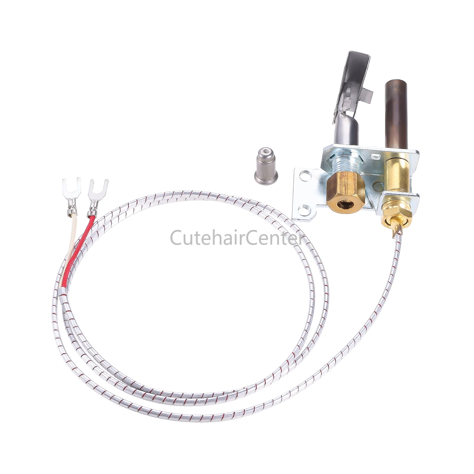 Pilot Burner gas burner nozzle 750 mv Thermopile Assembly Natural Gas & Propane Orifice fit For Cecilware Fryer Imperial Fryer Series VULCAN HART