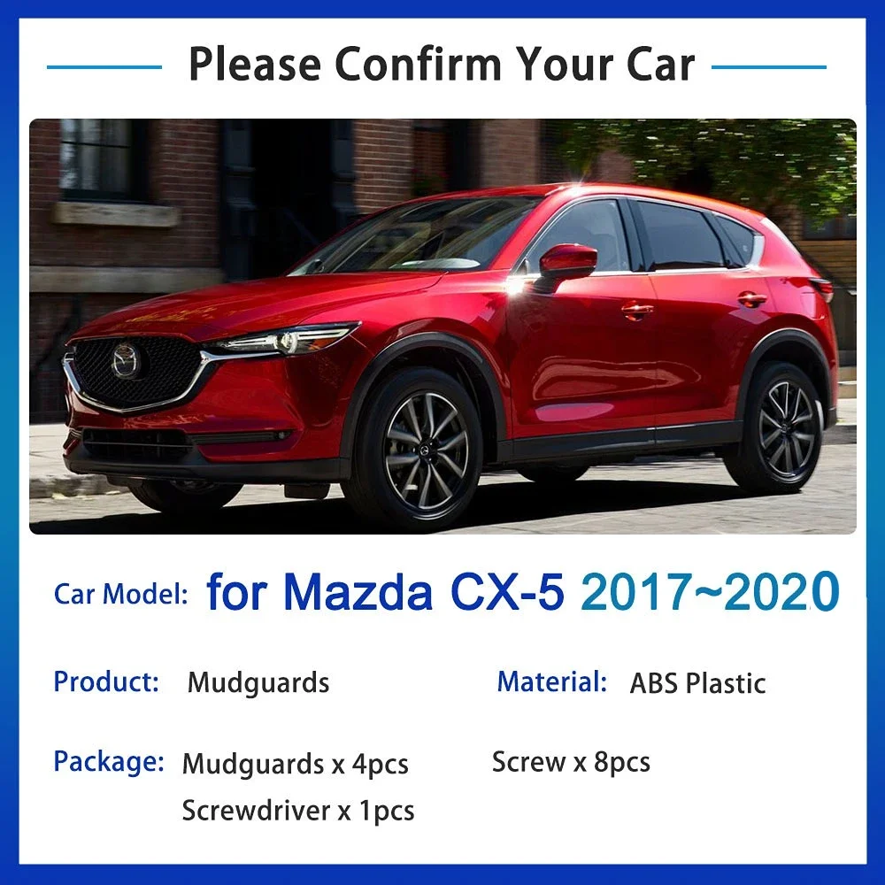 Spatlappen Spatbescherming Kit voor Mazda CX-60 2022 2023 2024