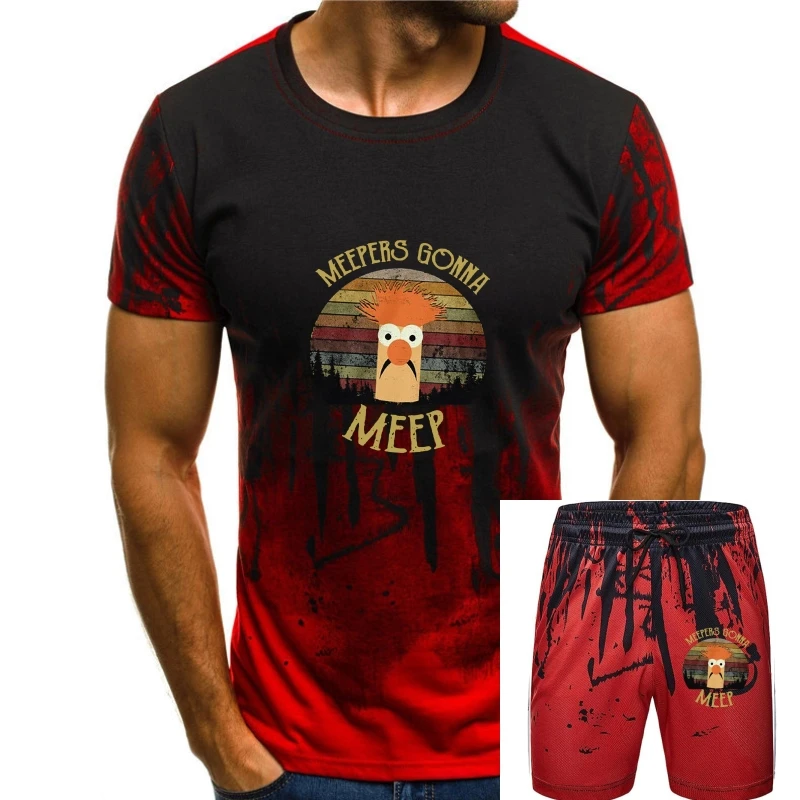 The Muppet Show Becher Meepers Will Meep Maglietta Nera Da Uomo Cotton S 6Xl