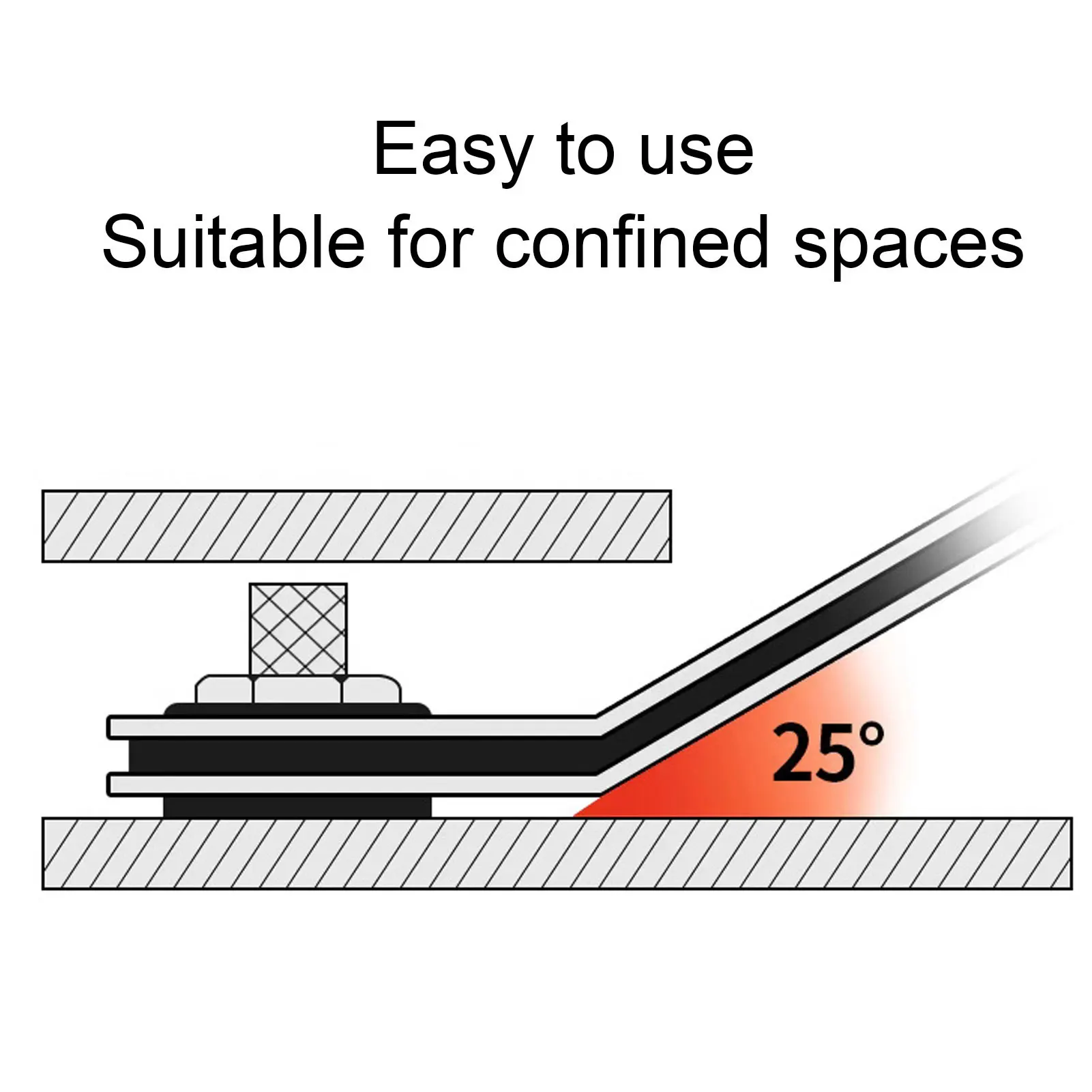 Ratchet Wrench High Strength Easy To Use Multifunctional Open Ratcheting Wrench Set Portable for Fuel Brake AC Pipelines
