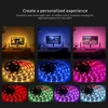 LED Strip Lights,Bluetooth APP Control 5050 RGB Led Lights,5V USB LED Strip Colorful Led Tape For TV Backlight Room Decoration 5