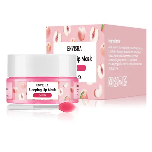 ENVISHA Mango Lip Sleep Mask Night Sleeping Maintenance Moisturizing Fade Lip Lines Nourishing Lip Balm Skin Care Beauty Health - Image 7