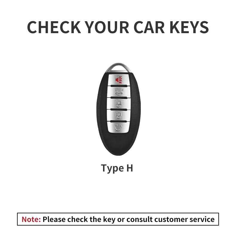Key Case Cover Key Case Car Key Shell 5 Buttons Leather for Nissan X Trail T32 Rogue Patrol Murano Htrail Maxima Altima Sentra Qashqai