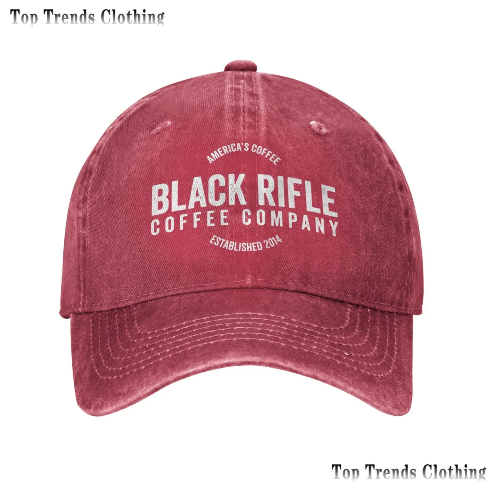 Black Coffee Rifles Hat Baseball Cap Vintage Washed Dyed Dad Hat Adjustable Hat