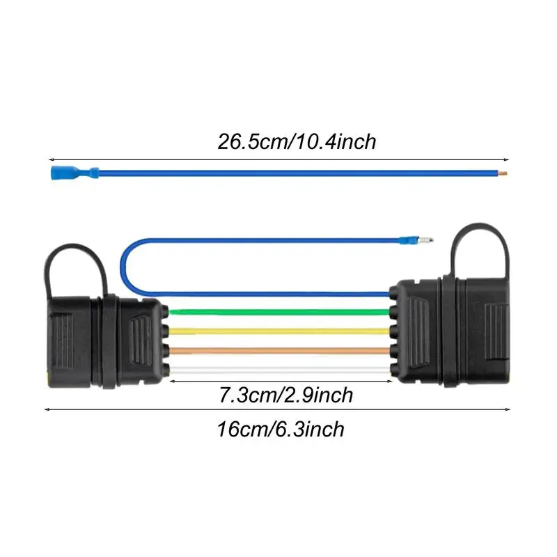 Adattatore per spina da rimorchio da 13 pin a 7 pin per auto, rimorchio