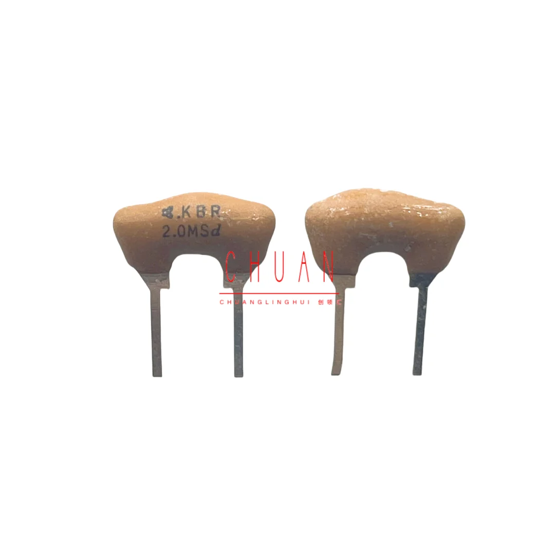 10pcs/ 2M imported ceramic crystal KBR-2.0MS 2.000MHZ 2MHZ 2M 2 pin resonator