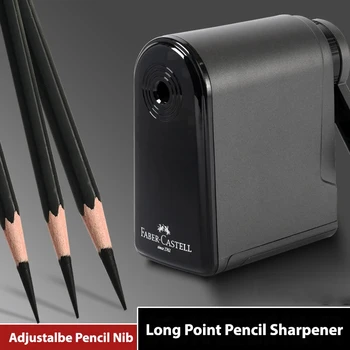 Faber Castell Artists Temperamatite a punta lunga Punti regolabili manuali per matite a carboncino artistico/matite da disegno/schizzo