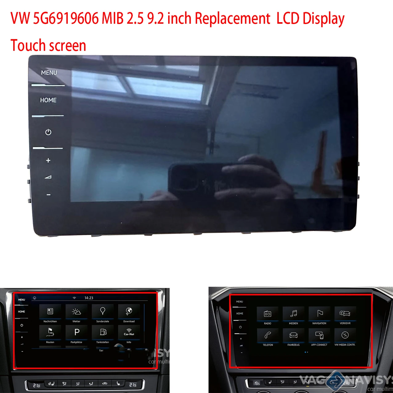 週末値下げ 美品☆フォルクスワーゲン VW ディスプレイ 5G6919606