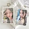 1pcs Cute Star Glitter Kpop Card Sleeves Holder 3 Inch Storage Holder Card Films Game Cards Protector Keychain Gift 1