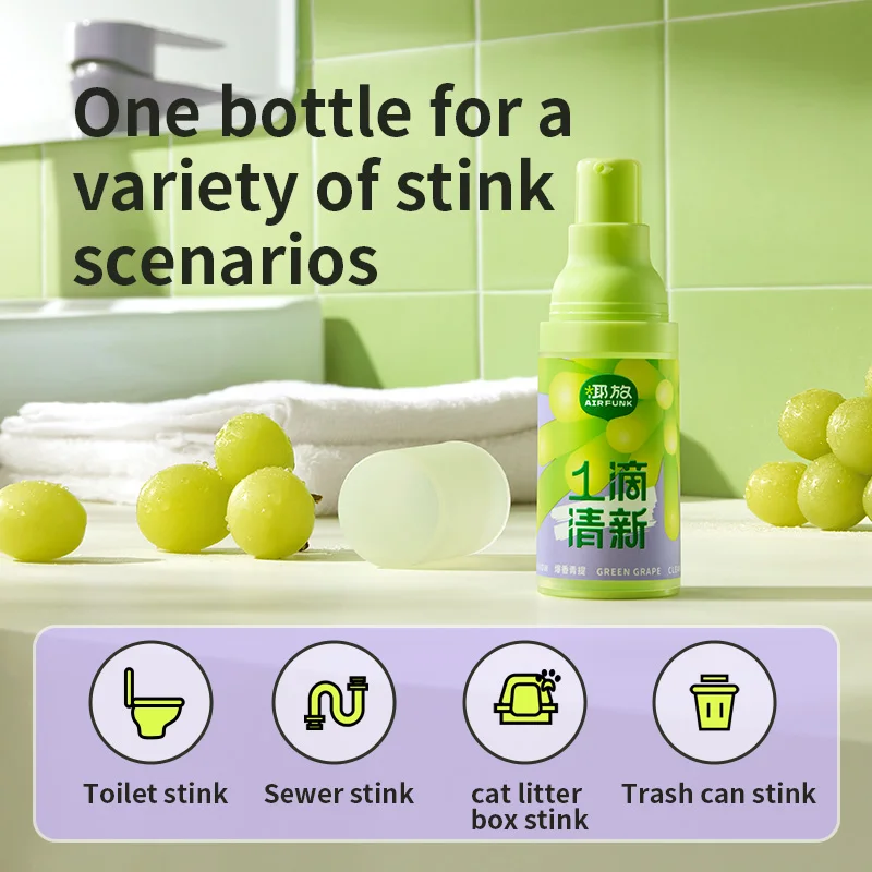Toilet Deodorizer Air Freshener Eliminate Odor Aromatic Toilet Deodorizing Elements