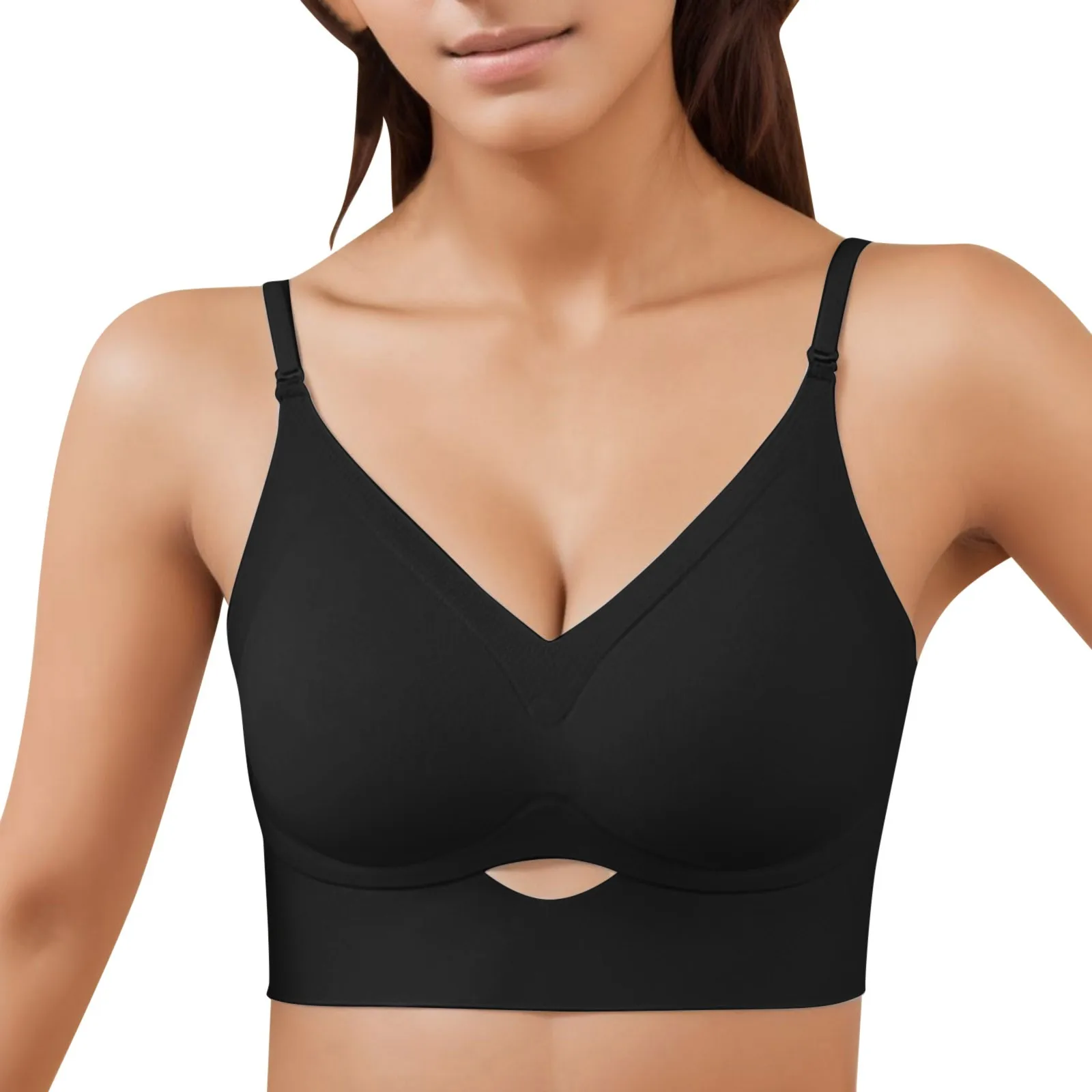 

Seamless Bras for Women Wireless Underwear Push Up Brasiere Deep V Bralette Comfort Female Thin Invisible Bra Sexy Lingerie