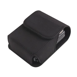 Durable Water Resistant Nylon Leather Belt Clip Case - Shockproof Protection for Motorola Razr 60 (Black)