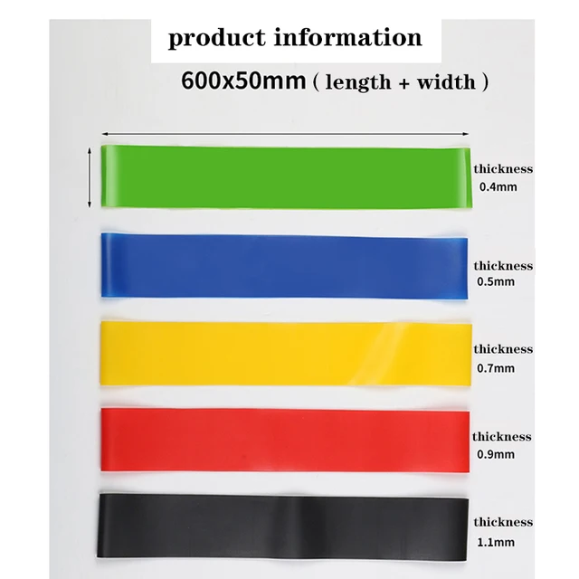 Elastic Resistance Bands Yoga Training Gym Fitness Gum Rubber Band Crossfit Exercise Equipment For Strength Training 2
