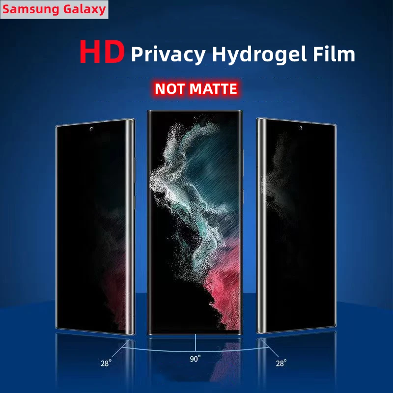 

2 шт., Гидрогелевая Защитная пленка для Samsung Galaxy S22 S23 S24Ultra