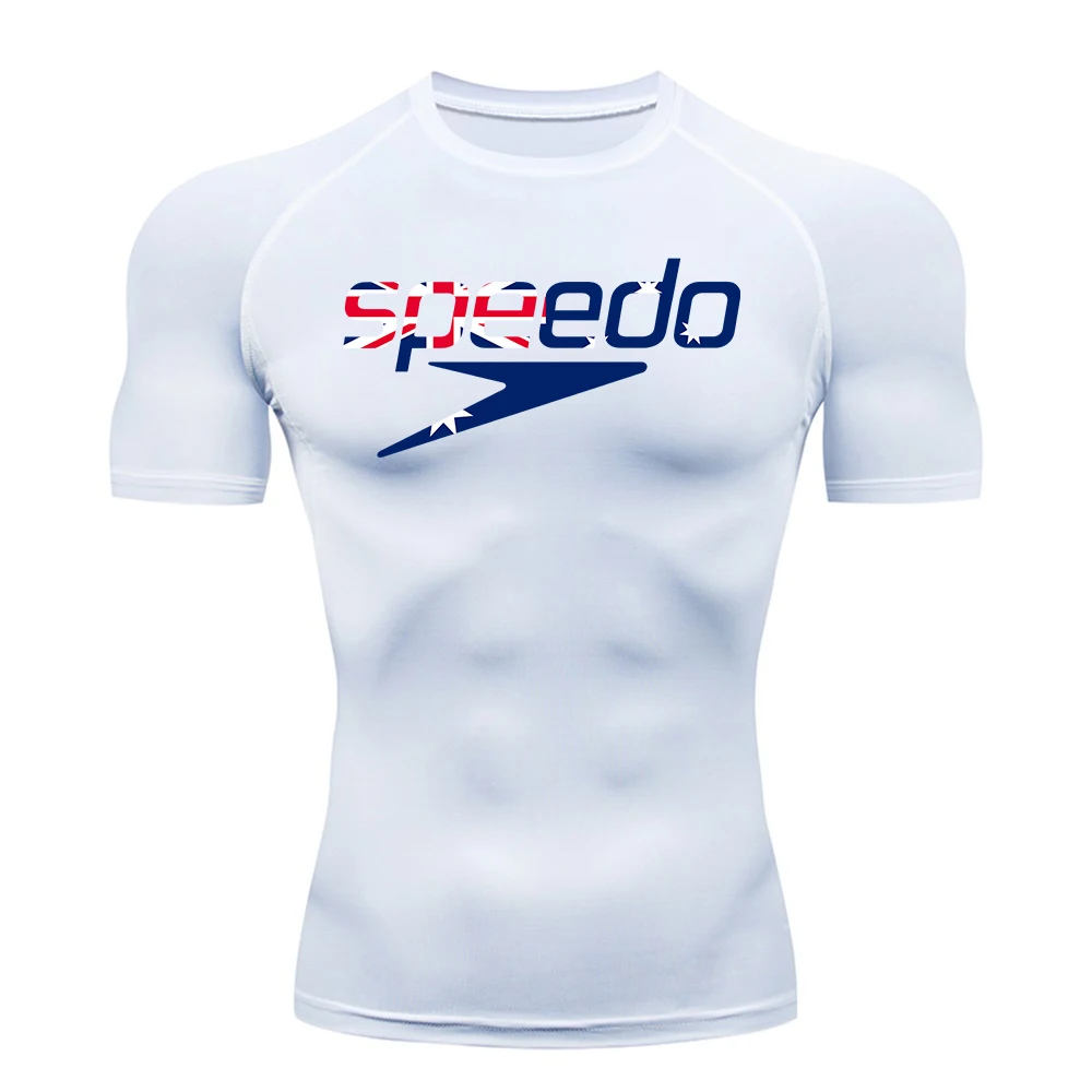 Men Rash Guard Surfing Diving Tee Swimwear Tight short Sleeve T Shirt Swim Floatsuit Top UV Swimming RashGuard Prevent Jellyfish rash guard surfing swimsuit