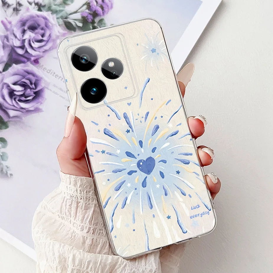 Luxury Painted Soft Silicone Phone Case - Stylish Protective Cover and s Bag
