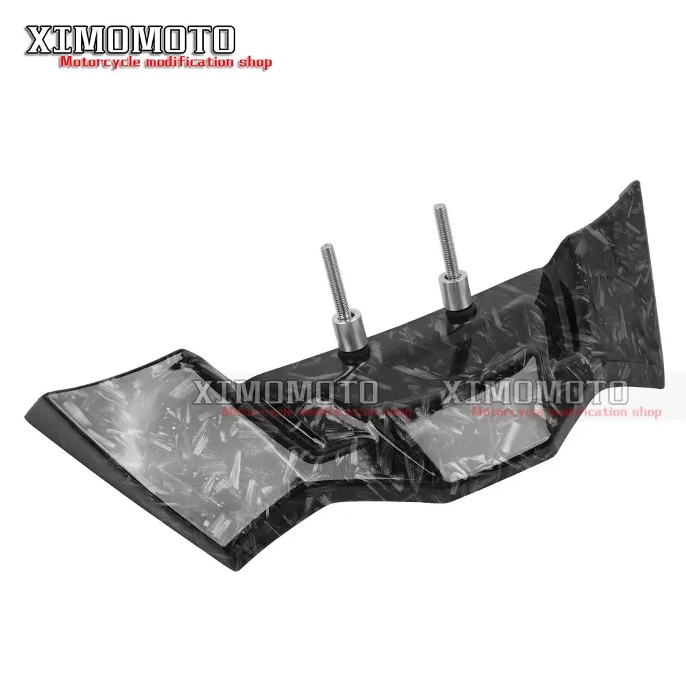 Aerodynamic Winglet Fairing for Motorcycles - Enhanced Downforce Spoiler for Naked Front